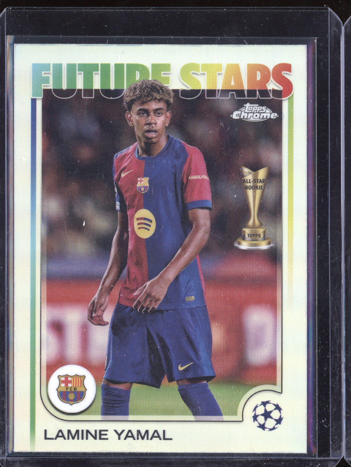 Lamine Yamal 2024-25 Topps Chrome 27 Future Stars Refractor