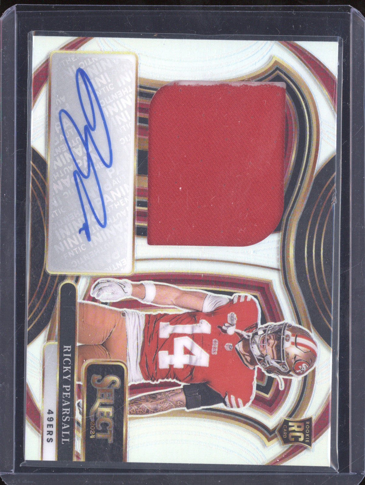 Ricky Pearsall 2024 Panini Select JRSS-RPL Rookie Patch Auto RC 94/99