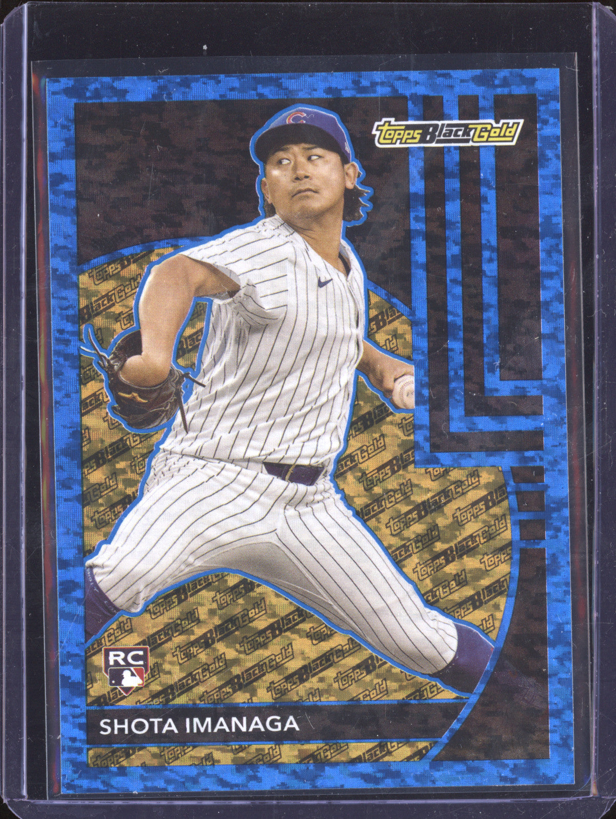 Shota Imanaga 2024 Topps Update Series BG-18 Black Gold Blue RC