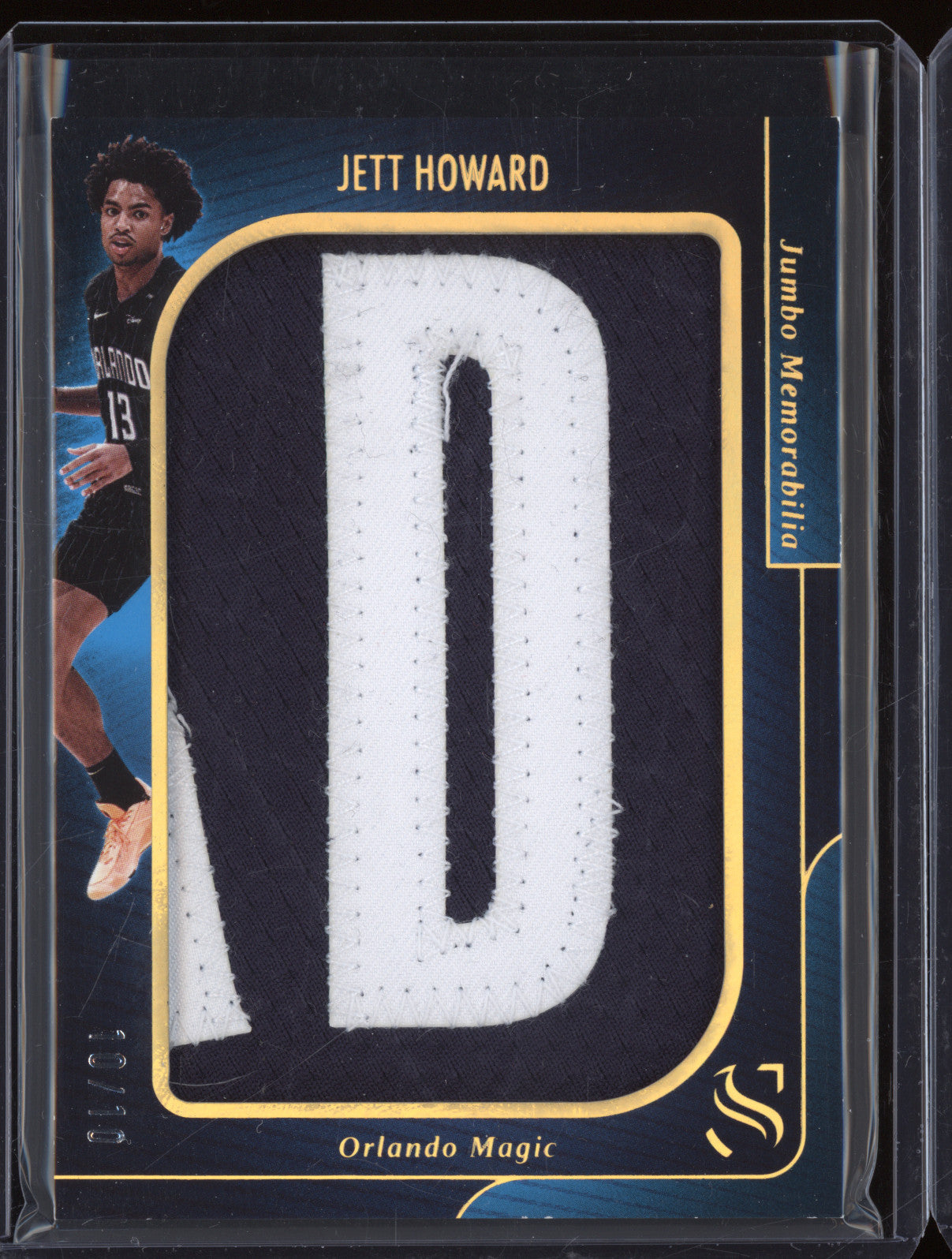 Jett Howard 2024-25 Panini Silhouette JM-JHW Jumbo Memorabilia 10/10