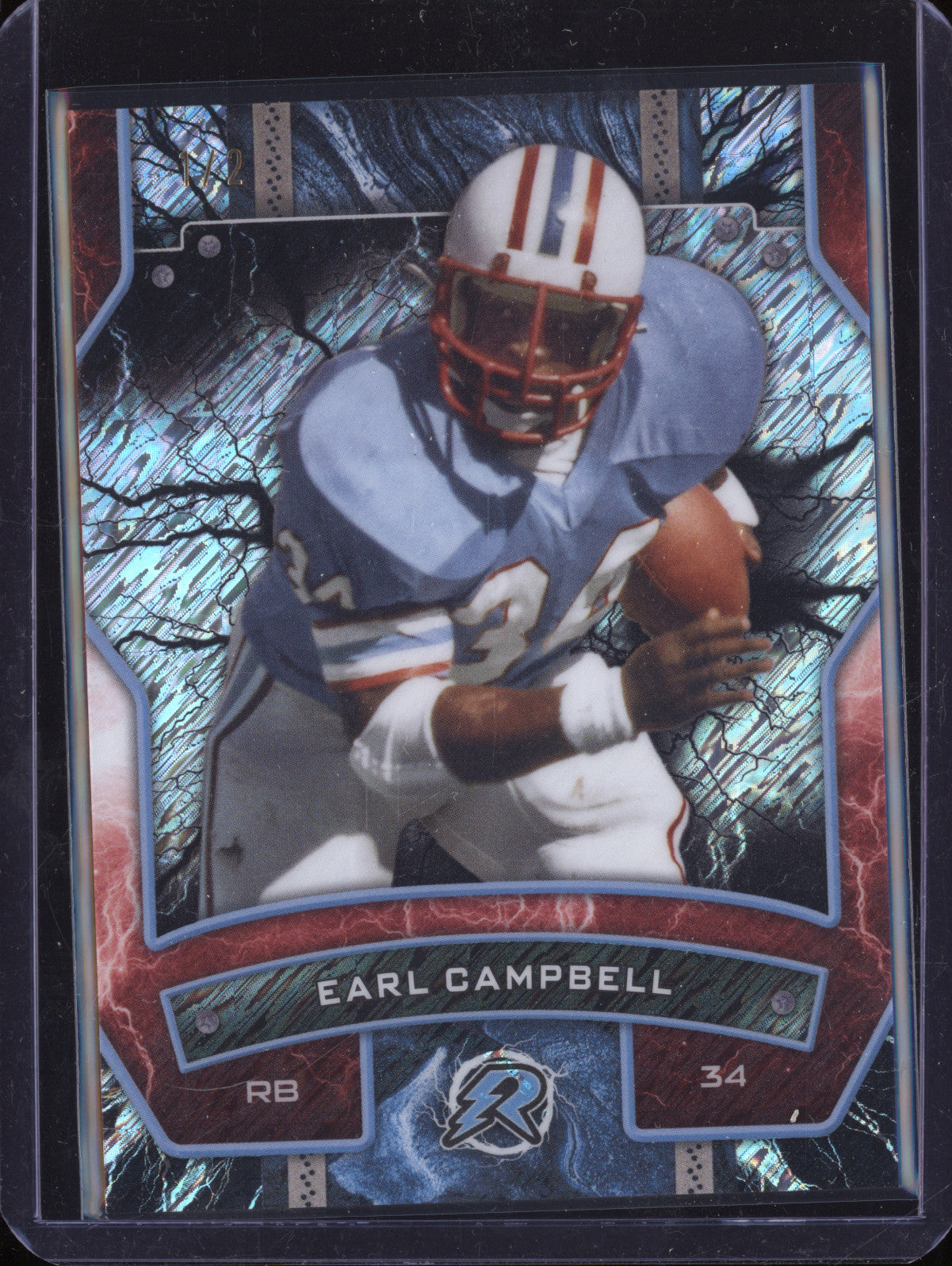 Earl Campbell 2024 Topps Resurgence 40 Black Static 1/2