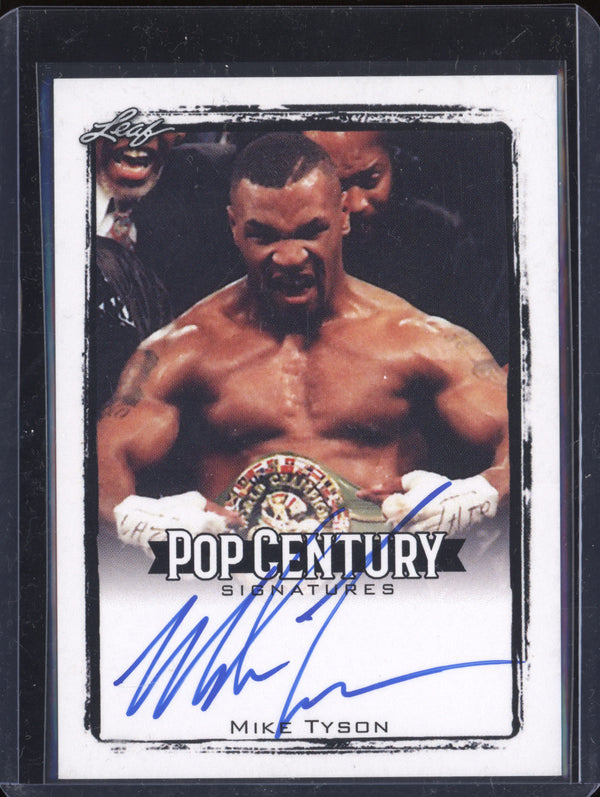 Mike Tyson 2017 Leaf Pop Century BA-MT1 Autograph