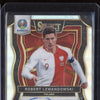 Robert Lewandowski 2020 Panini Select UEFA SI-RL Silver Auto