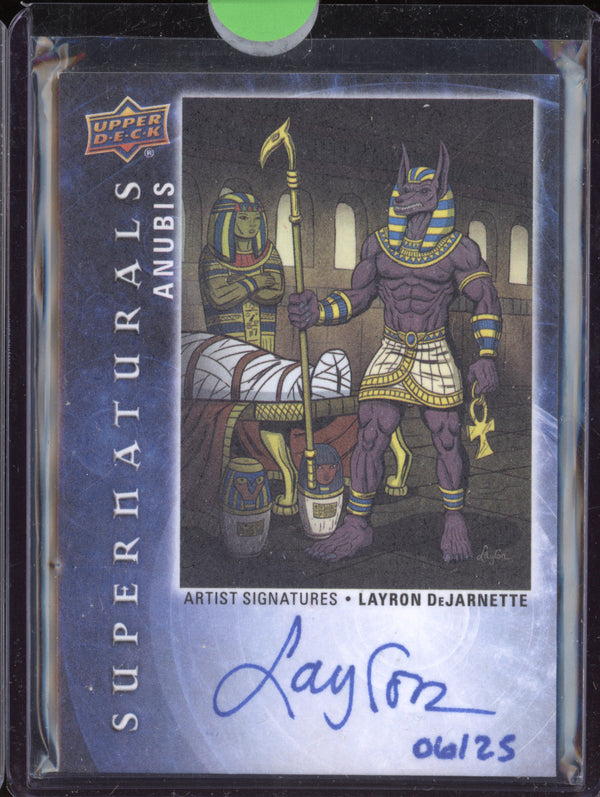 Anubis 2016 Upper Deck Goodwin Champions 23 Supernaturals Artist Signatures 6/25