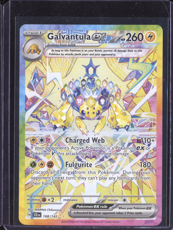 Galvantula ex 2024 Pokemon Stellar Crown 168/142 Special Illustration Rare