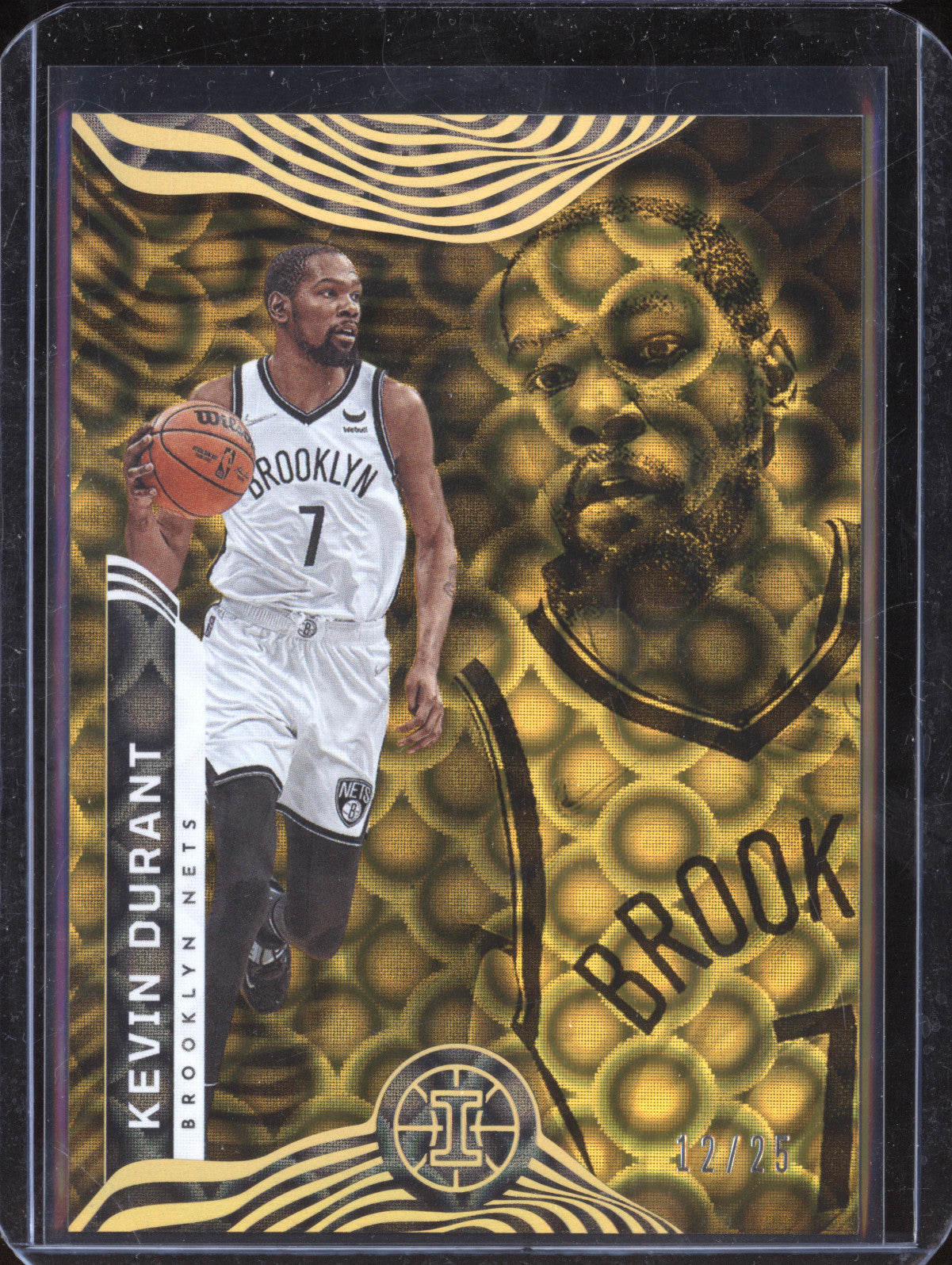 Kevin Durant 2021-22 Panini Illusions 5 Gold Asia 12/25