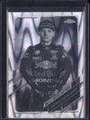 Max Verstappen 2021 Topps Chrome F1 3 Black and White RayWave