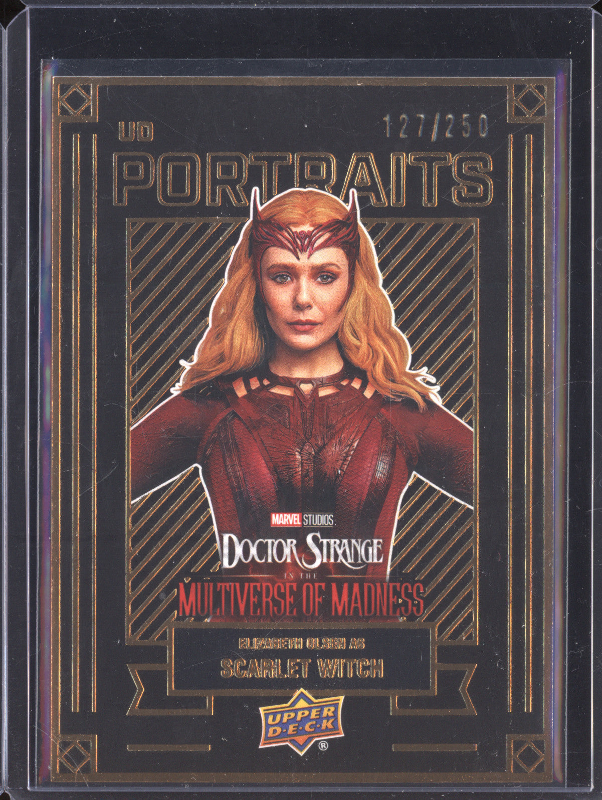 Scarlet Witch 2024 Upper Deck Marvel Series 2 P60 UD Portraits Bronze 127/250
