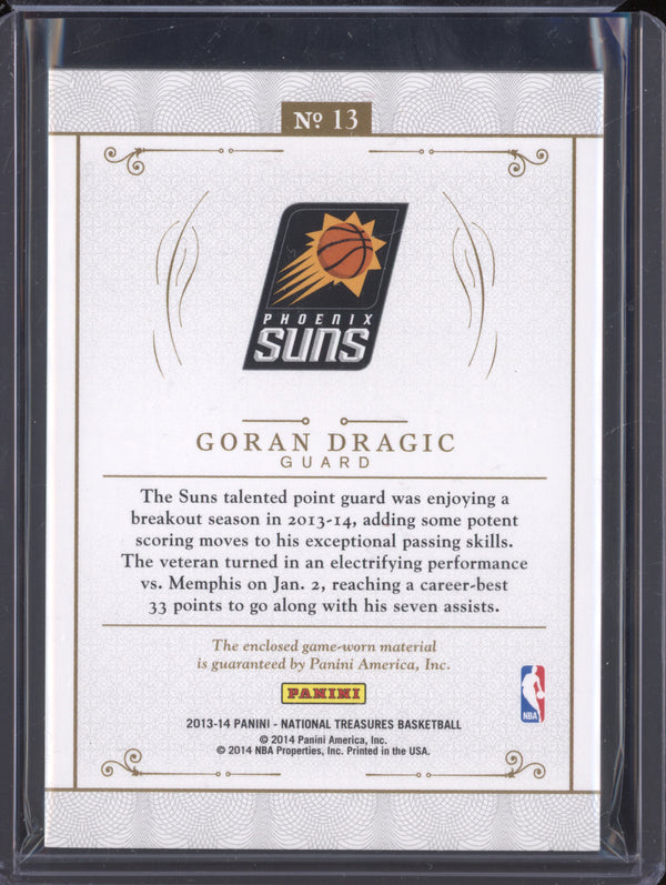 Goran Dragic 2013-14 Panini National Treasures 13 Air Apparent 4/5