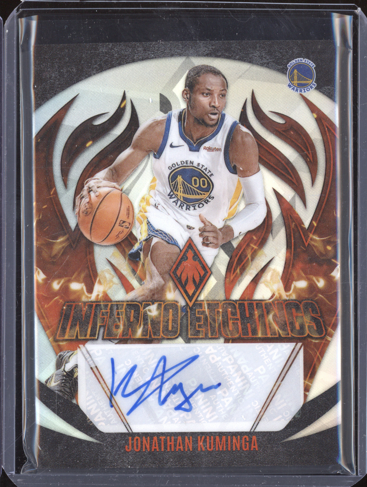 Jonathan Kuminga 2023-24 Panini Phoenix IE-JKM Inferno Etchings Auto 65/99