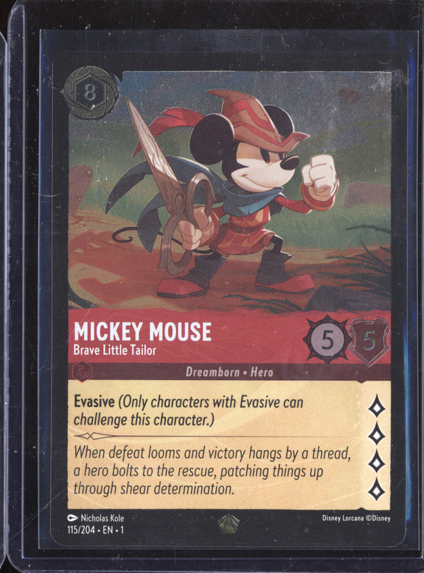 Mickey Mouse 2023 Disney The First Chapter 115/204 Legendary Cold Foil