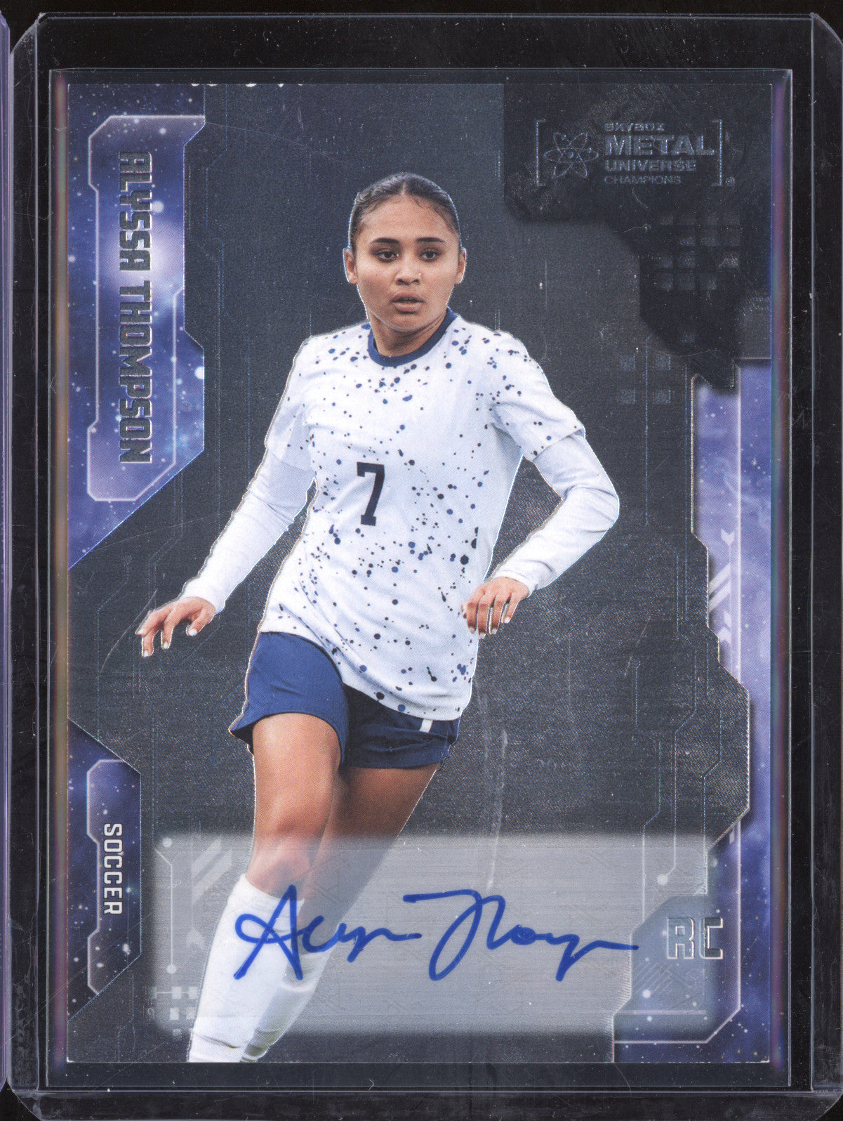 Alyssa Thompson 2024 Skybox Metal Universe Champions 15 Autograph