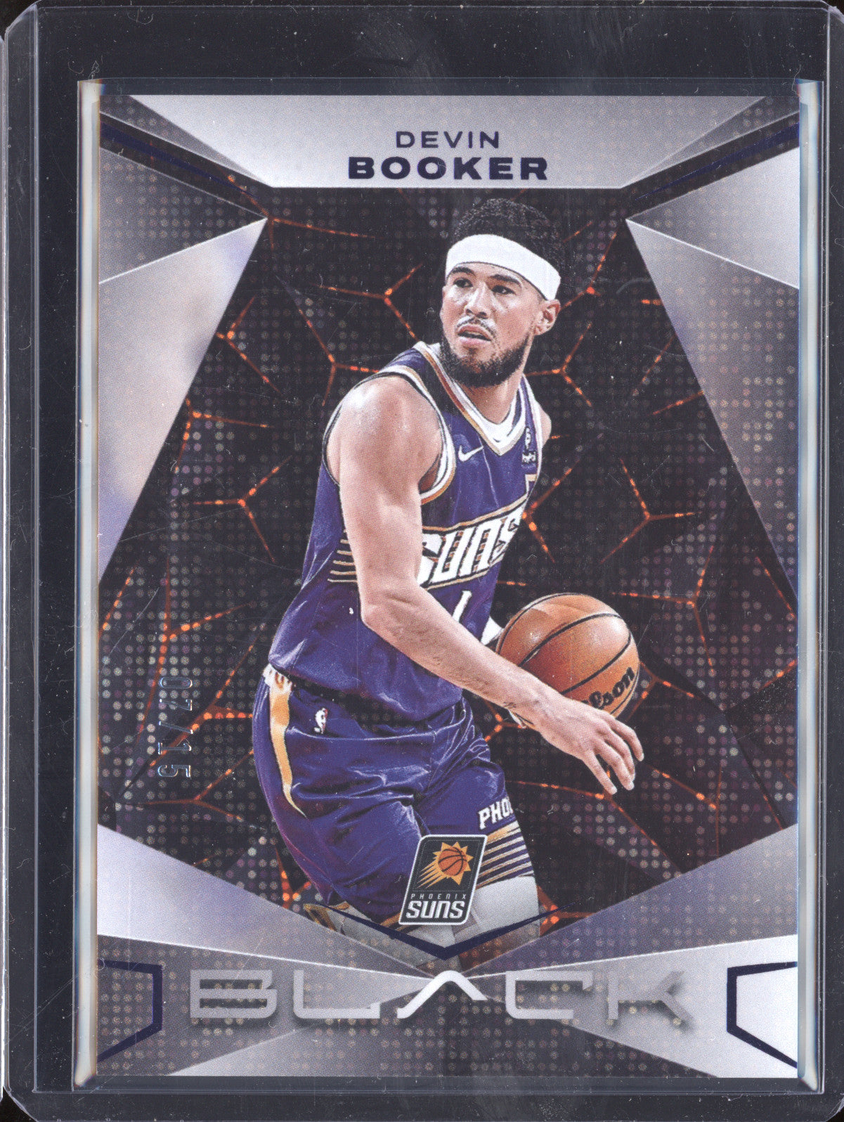 Devin Booker 2023-24 Topps Black 14 Ruby FOTL 1/15