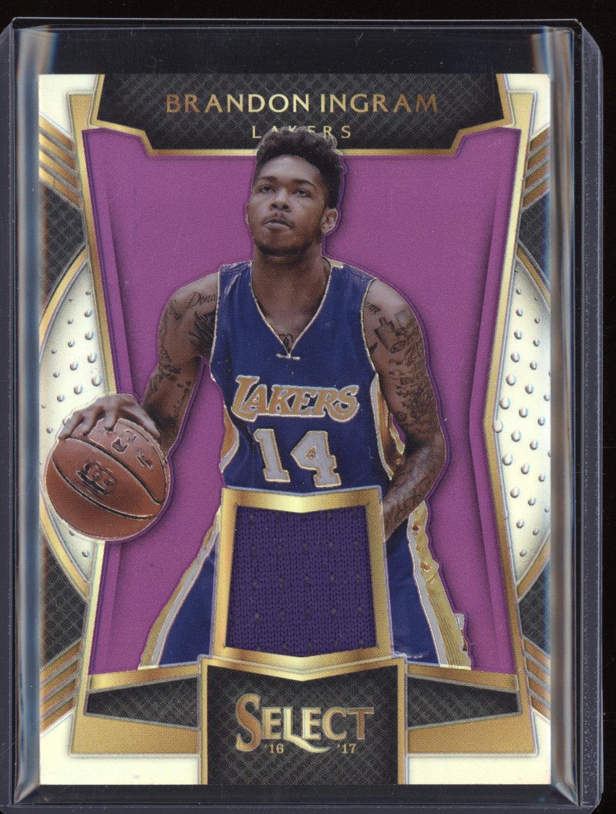 Brandon Ingram 2016-17 Panini Select 2 Rookie Swatches Silver RC 55/99