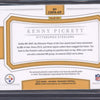 Kenny Pickett 2022 Panini National Treasures CRPA-KP Crossover Patch Autograph RC 74/99