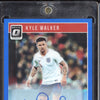 Kyle Walker 2018-19 Panini Donruss 129 Optic Auto Blue 61/75