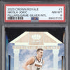 Nikola Jokic 2023-24 Panini Crown Royale Pillars of the Game Silver 14/18 PSA 8