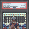 CJ Stroud 2023 Panini Mosaic I-2 Introductions Mosaic RC PSA 10