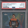 Oscar Piastri 2023 Topps Chrome F1 FT-OP Futuro RC PSA 10