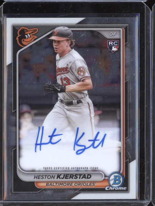 Heston Kjerstad 2024 Bowman Chrome CRA-HK Rookie Autograph RC