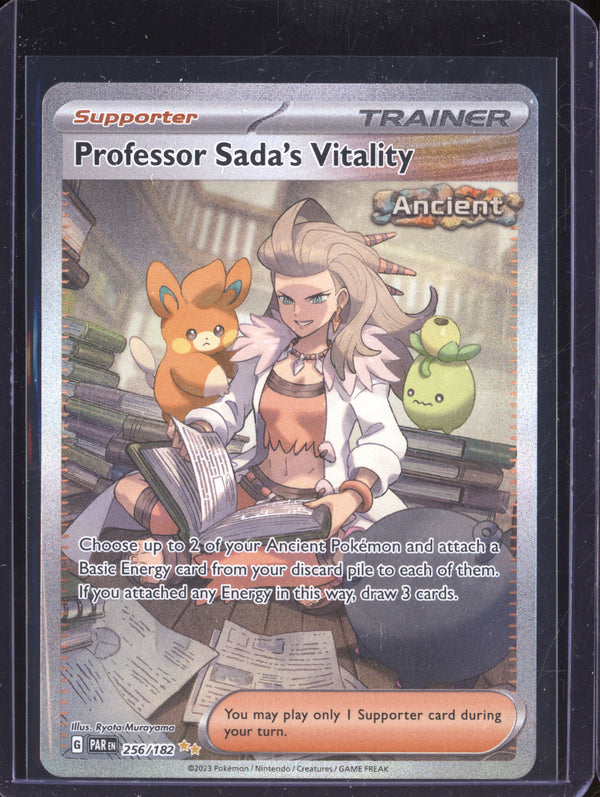 Professor Sada's Vitality 2023 Pokemon Paradox Rift 256/182 Special Illustration