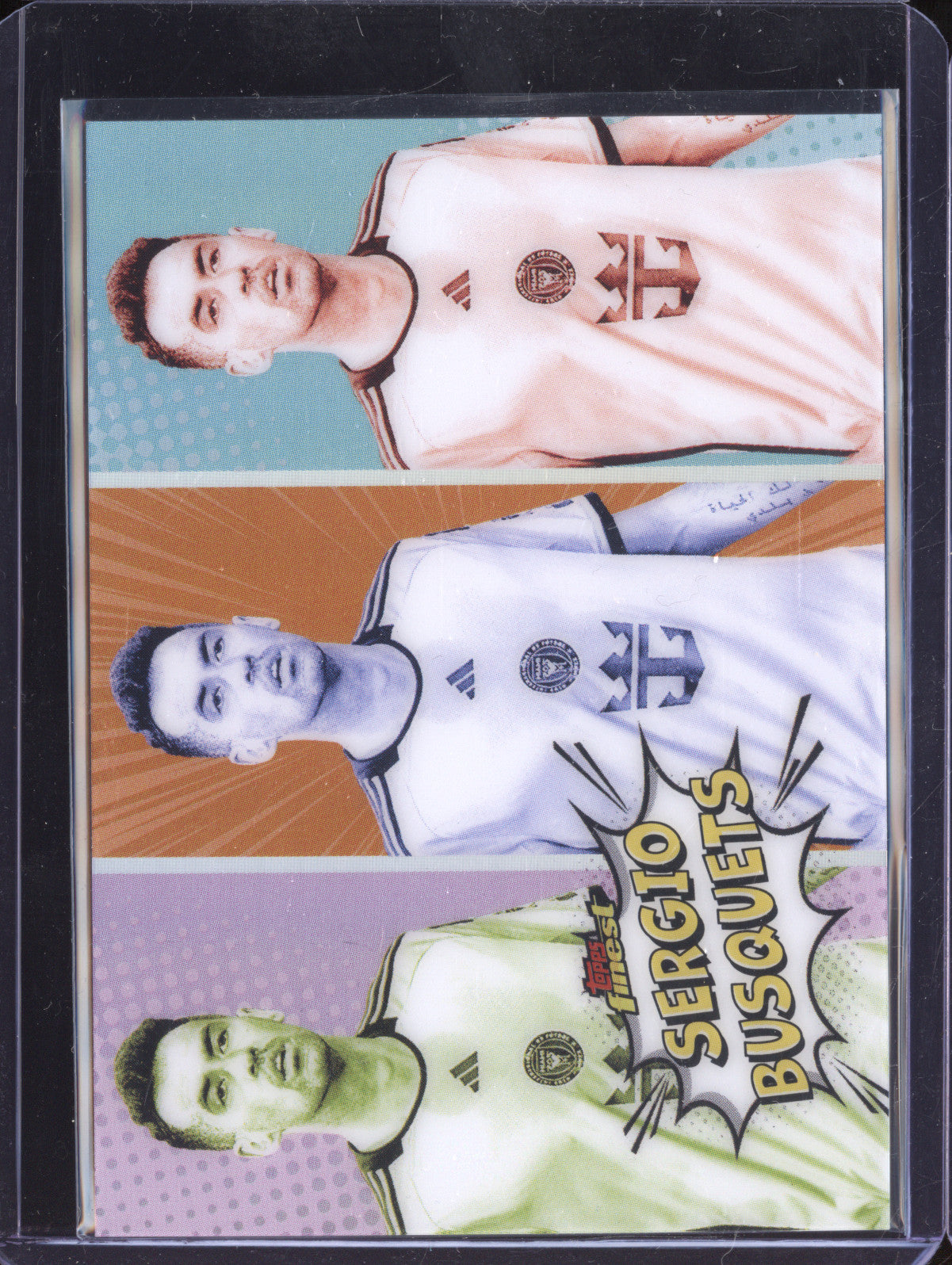 Sergio Busquets 2024 Topps Finest MLS PA-10 Pop Art