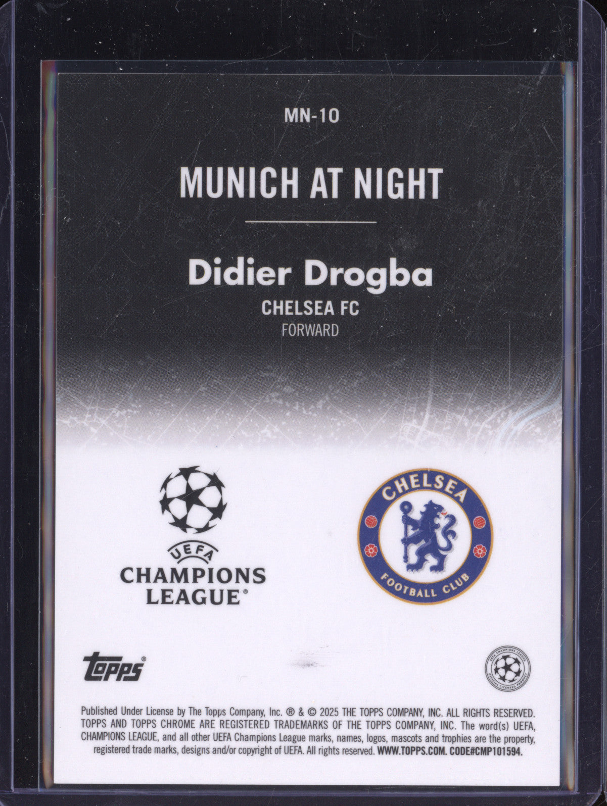 Didier Drogba 2024-25 Topps Chrome MN-10 Munich at Night
