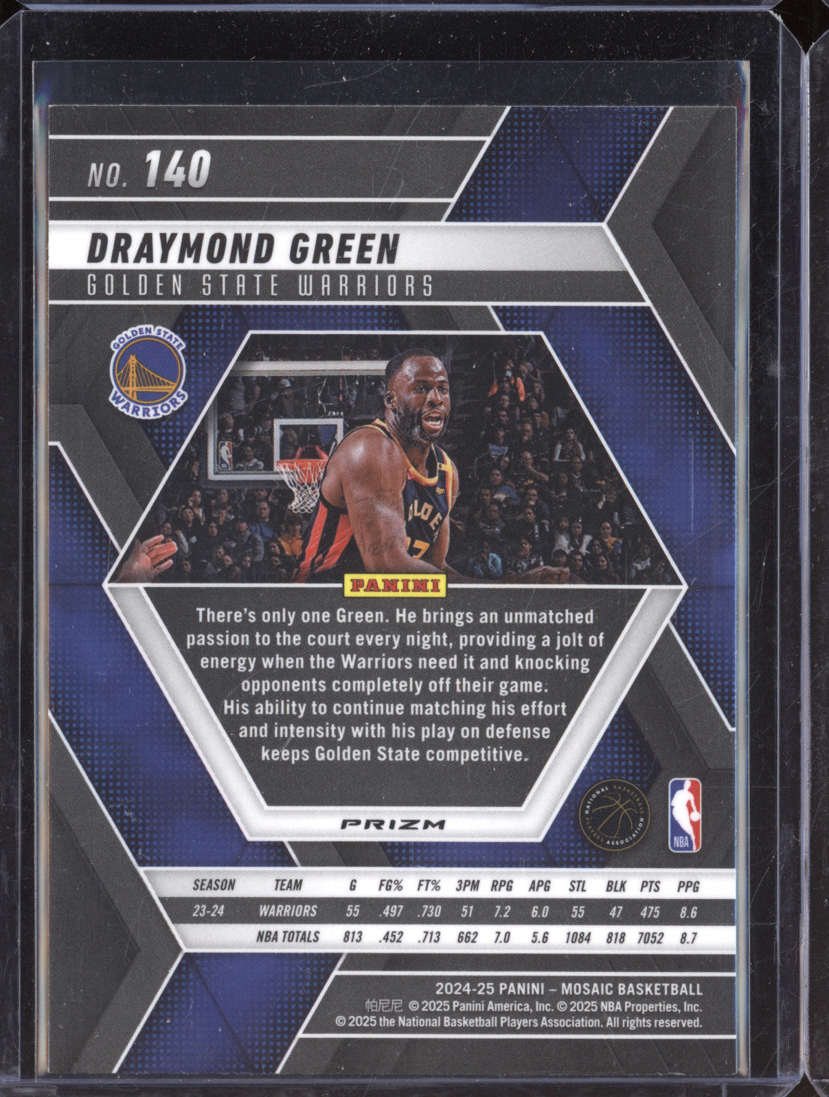 Draymond Green 2024-25 Panini Mosaic 140 Honeycomb