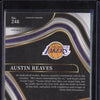 Austin Reaves 2021-22 Panini Select 248 Gold Wave Courtside RC