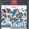 Trevor Lawrence 2021 Panini Mosaic RS-1 Rookie Scripts RC