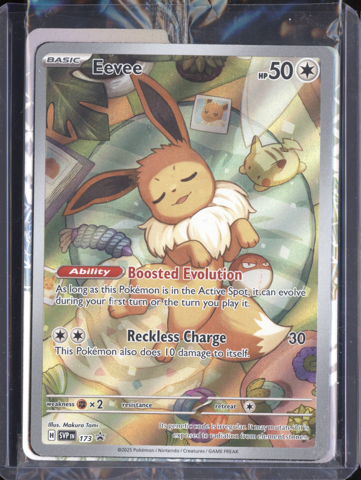 Eevee 2025 Pokemon Scarlet & Violet Promos 173 Illustration Rare ETB Promo