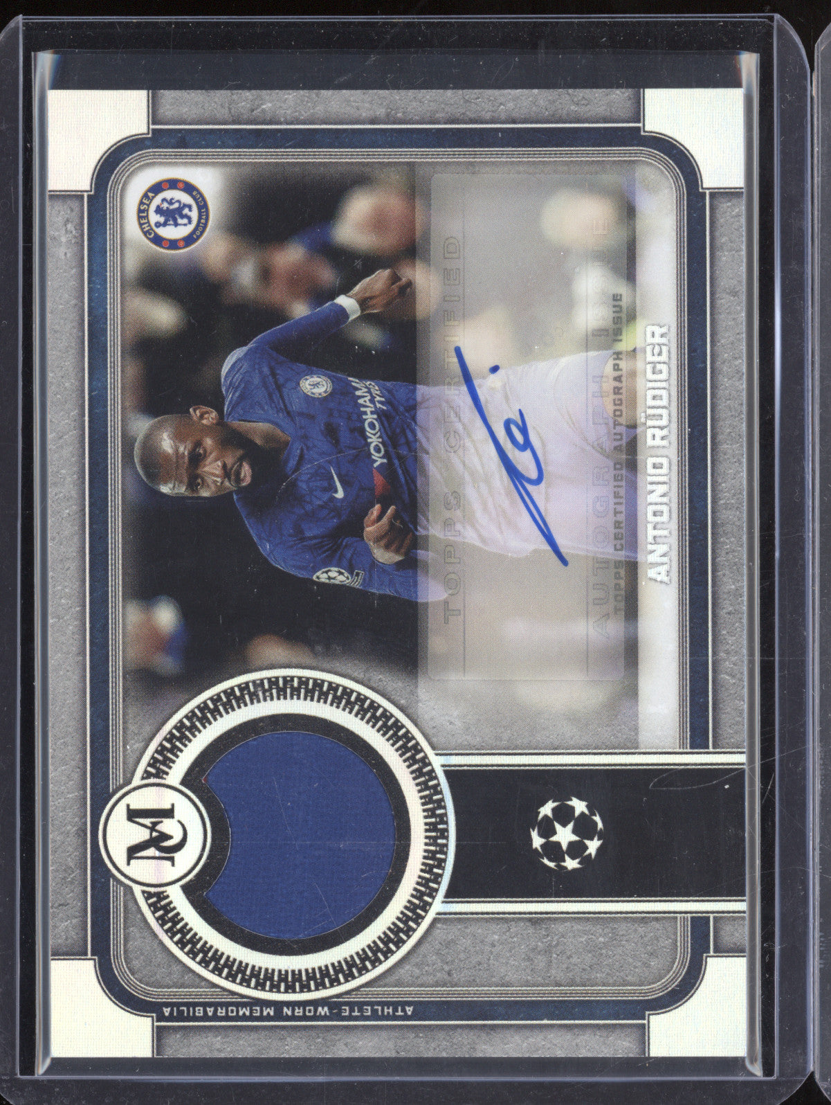 Antonio Rudiger 2019-20 Topps Museum Collection MAR-AR Museum Auto Relic 160/199