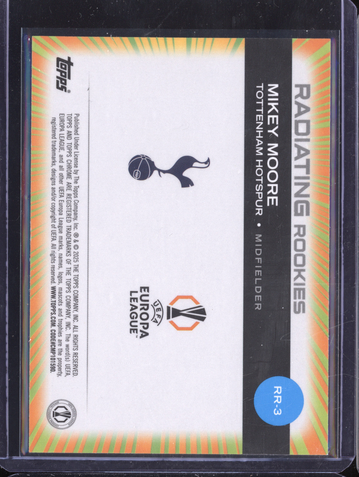 Mikey Moore 2024-25 Topps Chrome RR-3 Radiating Rookies RC