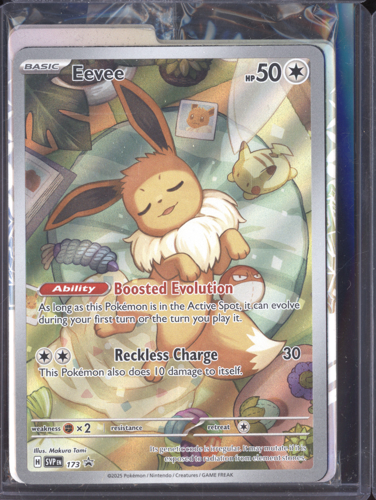 Eevee 2025 Pokemon Scarlet & Violet Promos 173 Illustration Rare ETB Promo