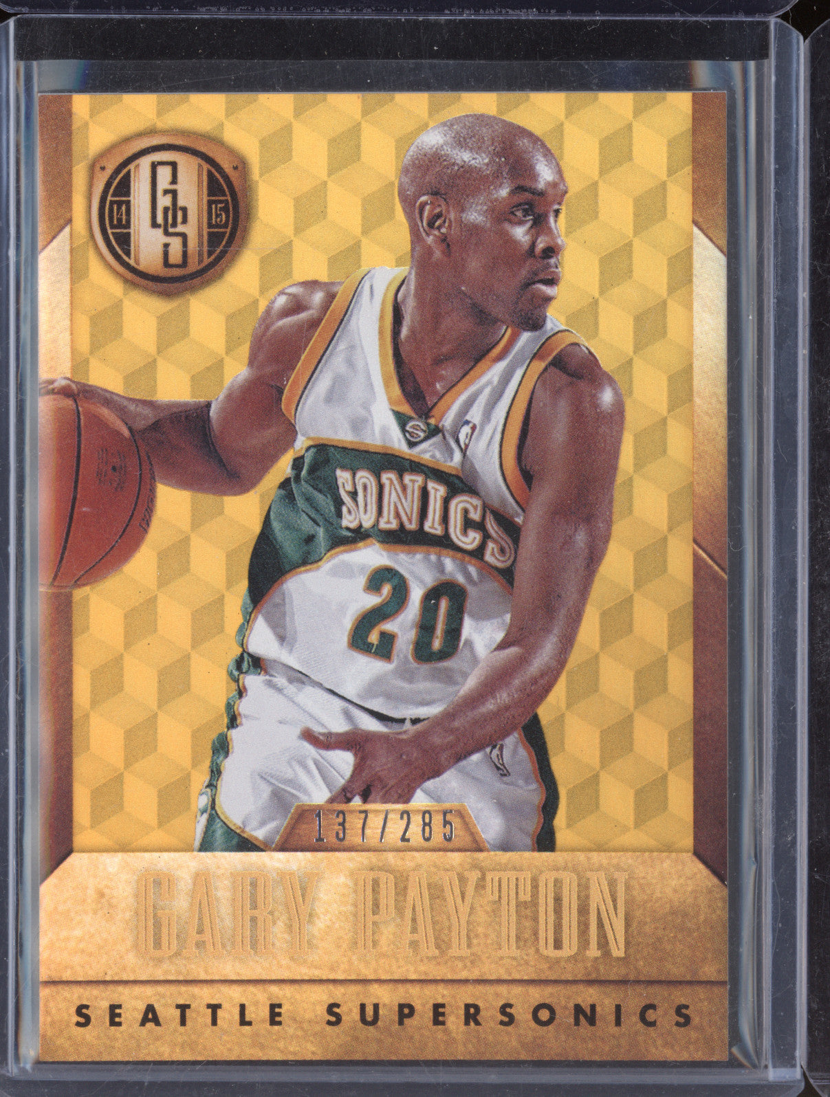 Gary Payton 2014-15 Panini Gold Standard 180 137/285