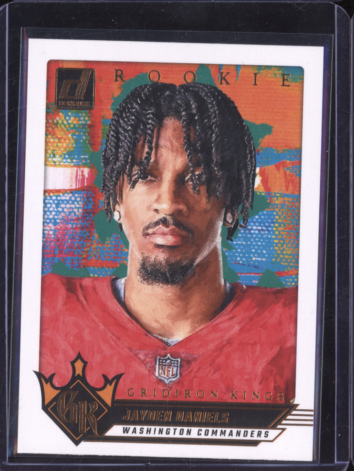 Jayden Daniels 2024 Panini Donruss 1 Gridiron Kings RC
