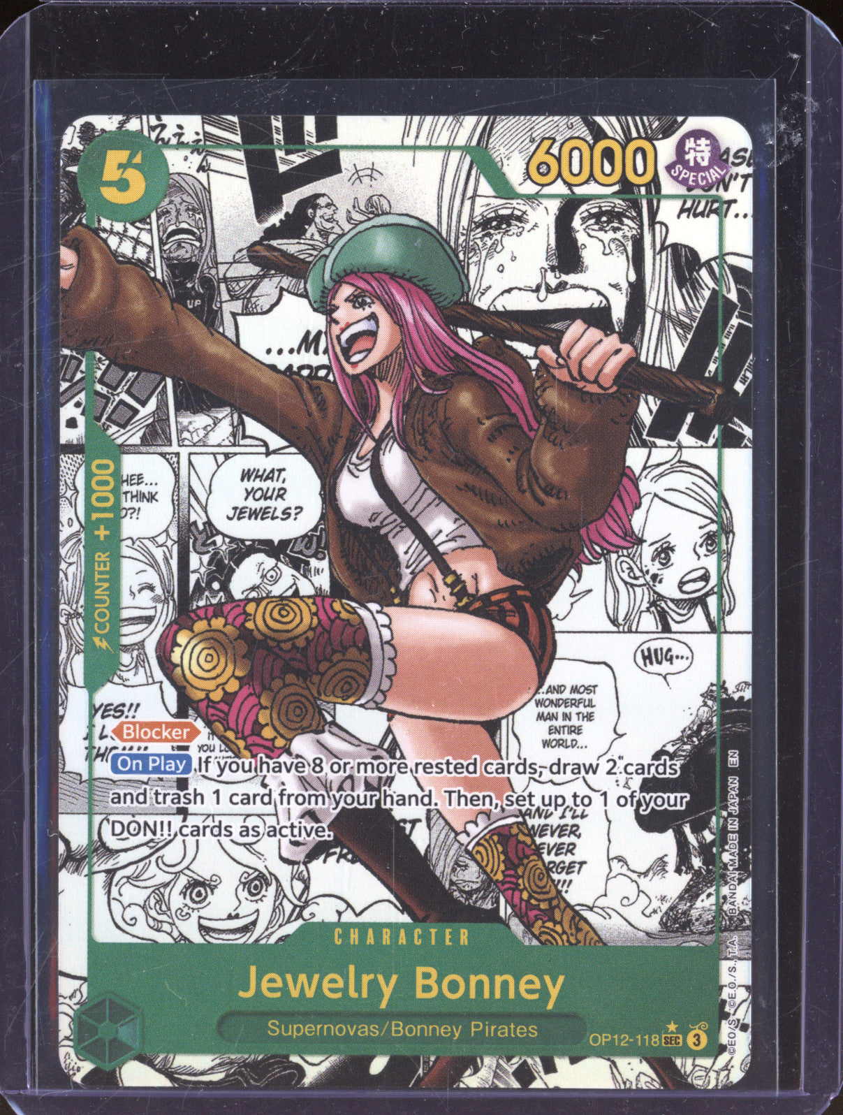 Jewelry Bonney 2025 One Piece Legacy of the Master OP12-118 Alt Art Ma