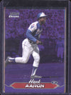 Hank Aaron 2024 Topps Stadium Club 39 Purple Refractor 1/75