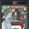 Kyle Pitts 2021 Panini XR RXA-KPI Xcellence Autograph Swatches Green RC 2/5