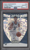 LaMelo Ball 2020-21 Panini Contenders 20 Draft Class Cracked Ice RC 7/25 PSA 10