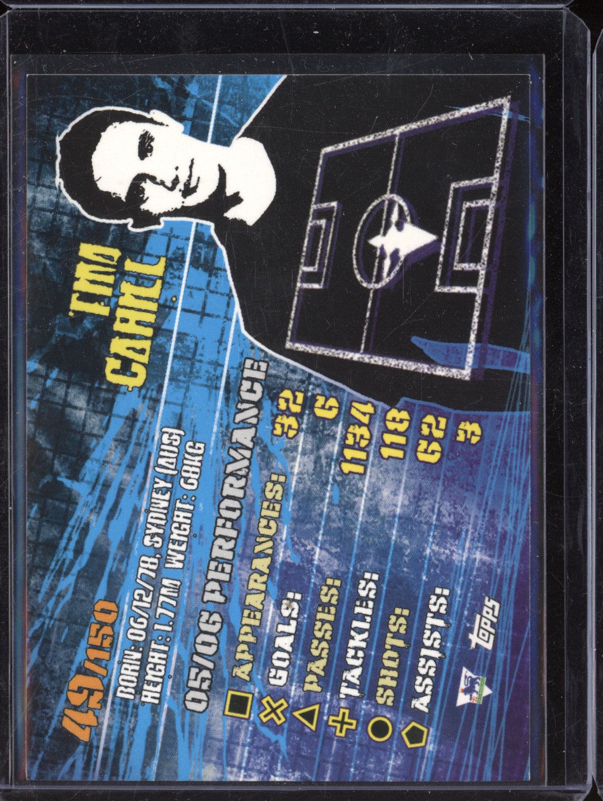 Tim Cahill 2006 Topps Premier League Gold 49