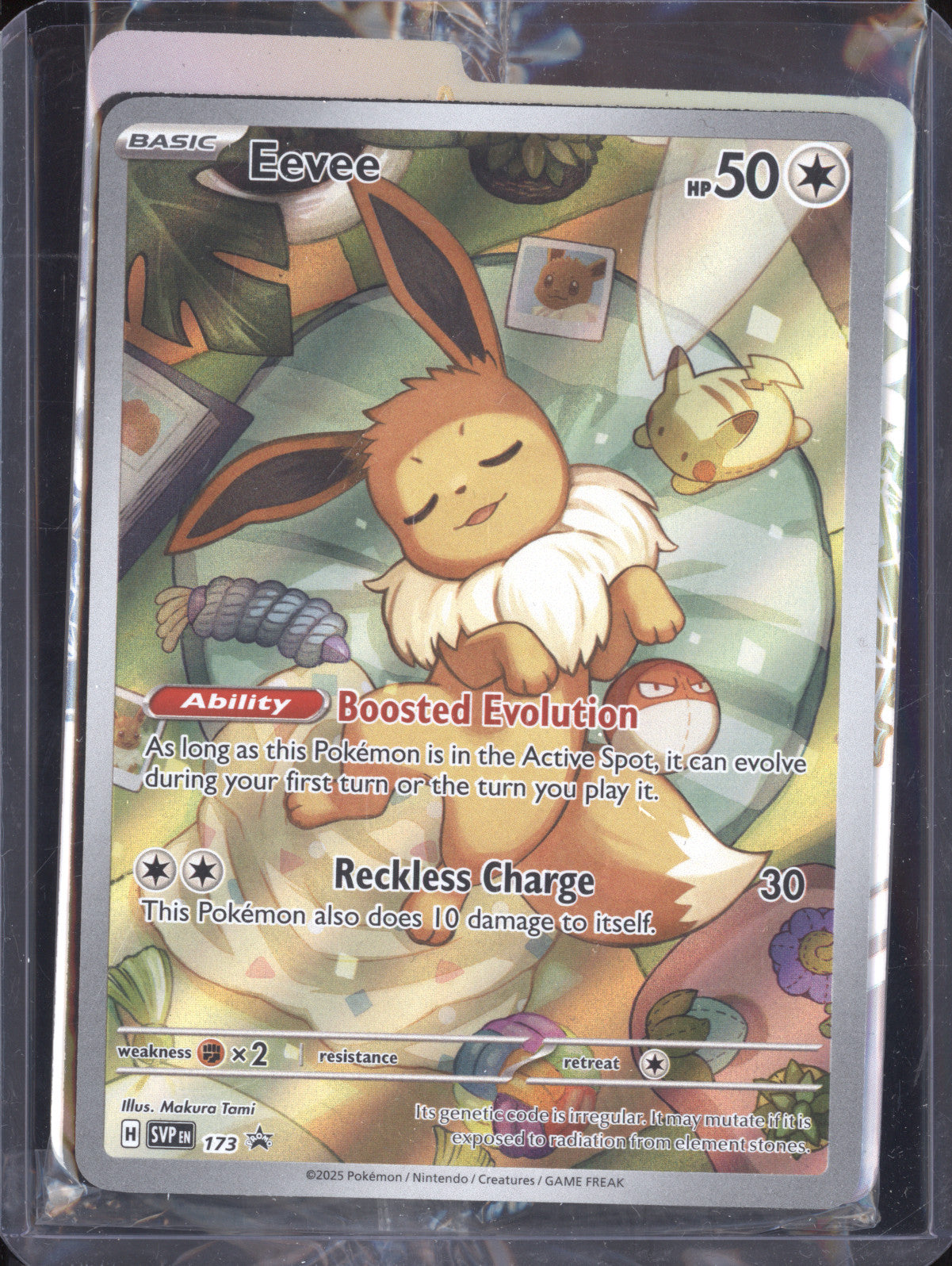 Eevee 2025 Pokemon Scarlet & Violet Promos 173 Illustration Rare ETB Promo