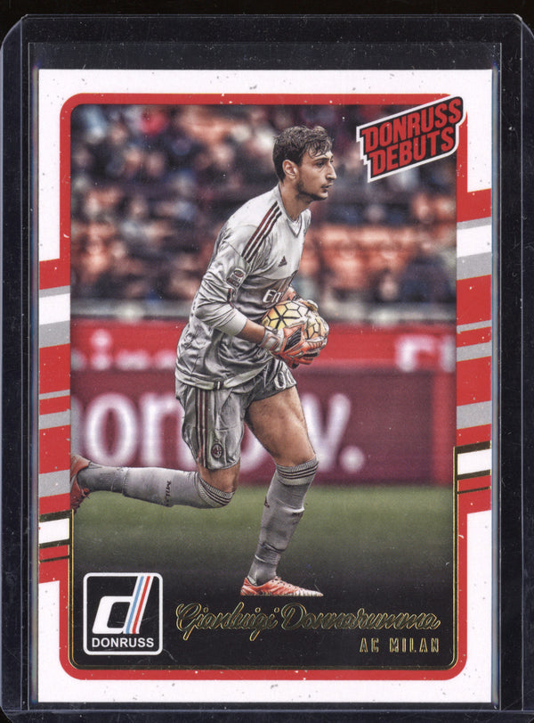 Gianluigi Donnarumma 2016-17 Panini Donruss 201 Donruss Debuts RC