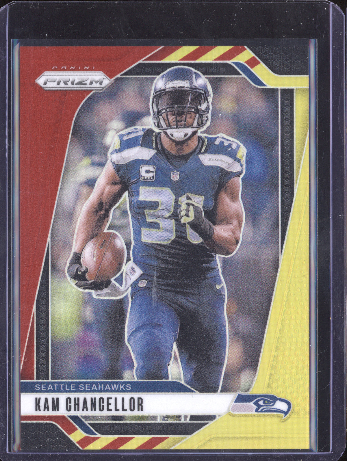 Kam Chancellor 2024 Panini Prizm 266 Red and Yellow 7/44