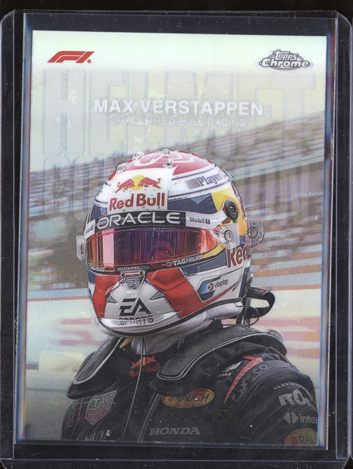 Max Verstappen 2024 Topps Chrome HC-1 Helmet Collection