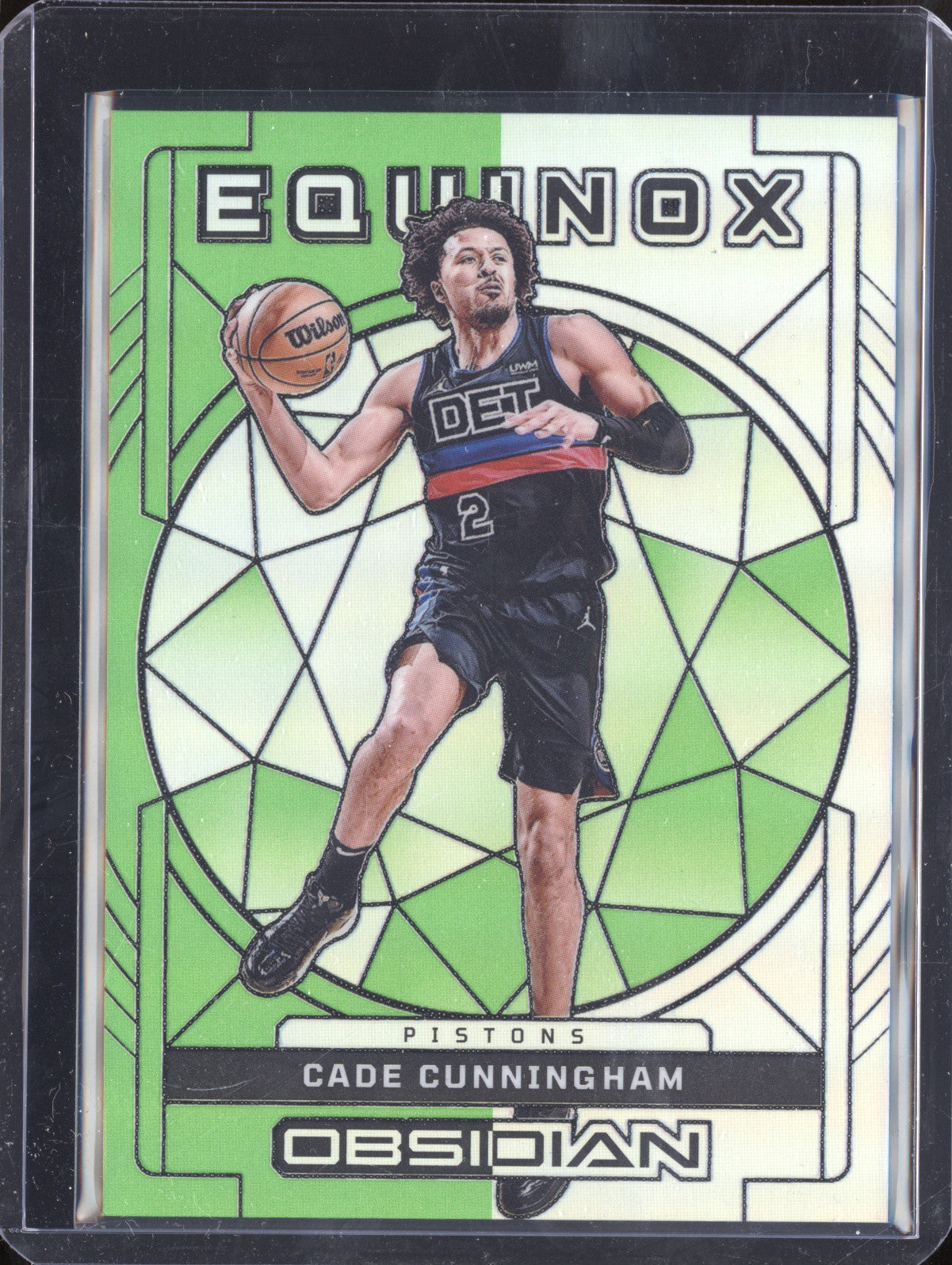 Cade Cunningham 2023-24 Panini Obsidian 30 Equinox EE Green Flood 7/25