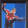 Captain Britain 2024 Skybox Metal Universe Avengers Blue Precious Metal Gems /50