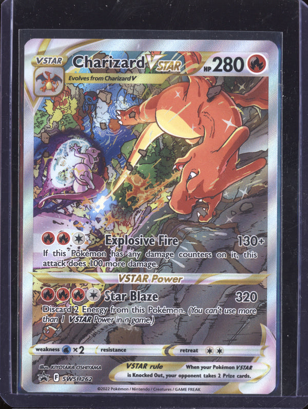 Charizard VStar 2022 Pokemon Sword & Shield Promos SWSH262 Black Star Promo