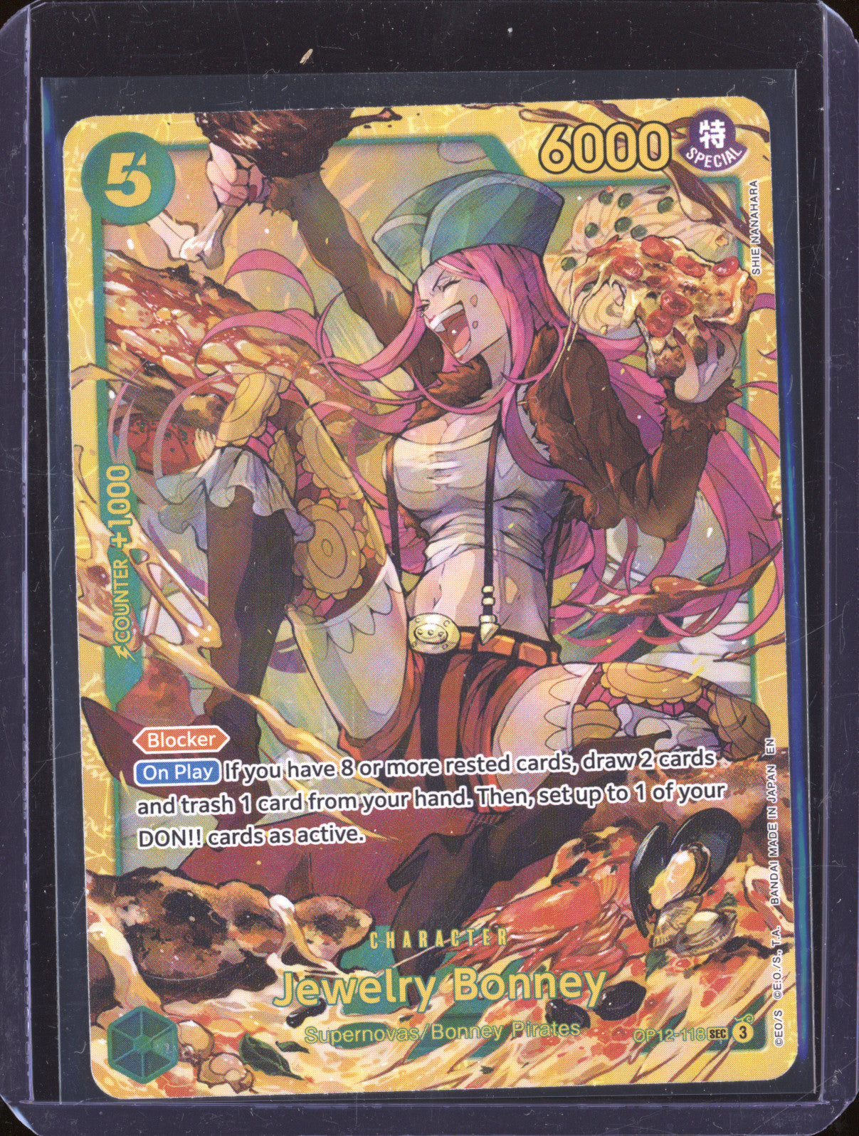 Jewelry Bonney 2025 One Piece Legacy of the Master OP12-118 Secret Rare