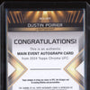 Dustin Poirier 2024 Topps Chrome MEA-DPO Main Event Autographs 108/150